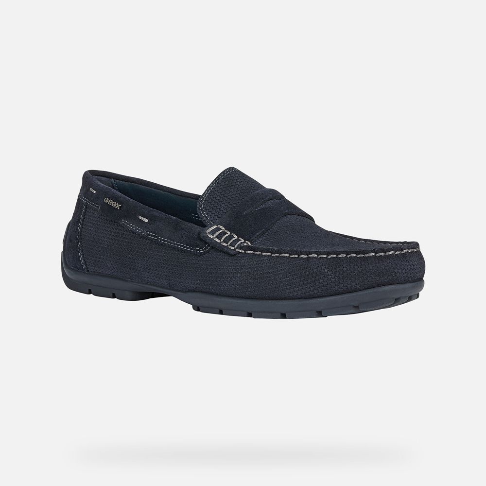 Geox Loafers Navy Moner 2Fit - Geox Mens Shoes - KFHWYJ304